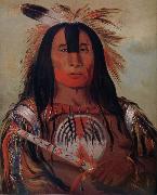 George Catlin Stu-mick-o-sucks,Buffalo Bull-s Back Fat,Head Chief,Blood Tribe Spain oil painting artist